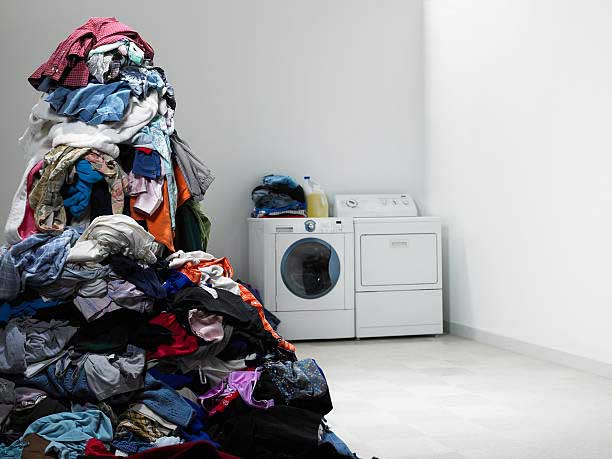 خشک نشدن لباس در ماشین لباسشویی ال جی