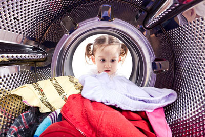 علت تمیز نشدن لباس در ماشین لباسشویی ال جی