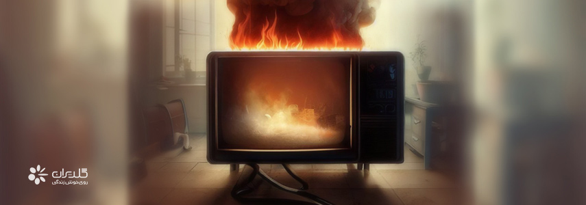 علت داغ شدن تلویزیون