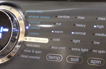 راهنمای کامل علامت و برنامه شستشوی ماشین لباسشویی ال جی
