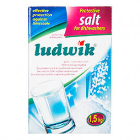 نمک روان کننده ظرفشویی لودویک 1.5 کیلوگرمی