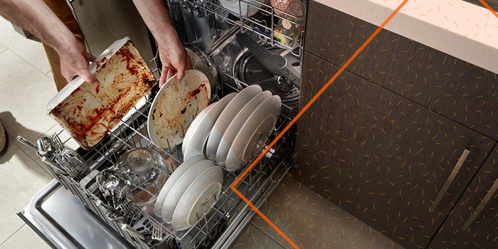 تاثیر نحوه چیدمان ظروف در شستشوی ماشین ظرفشویی