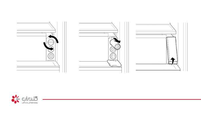نحوه تعویض فیلتر یخچال ساید ال جی